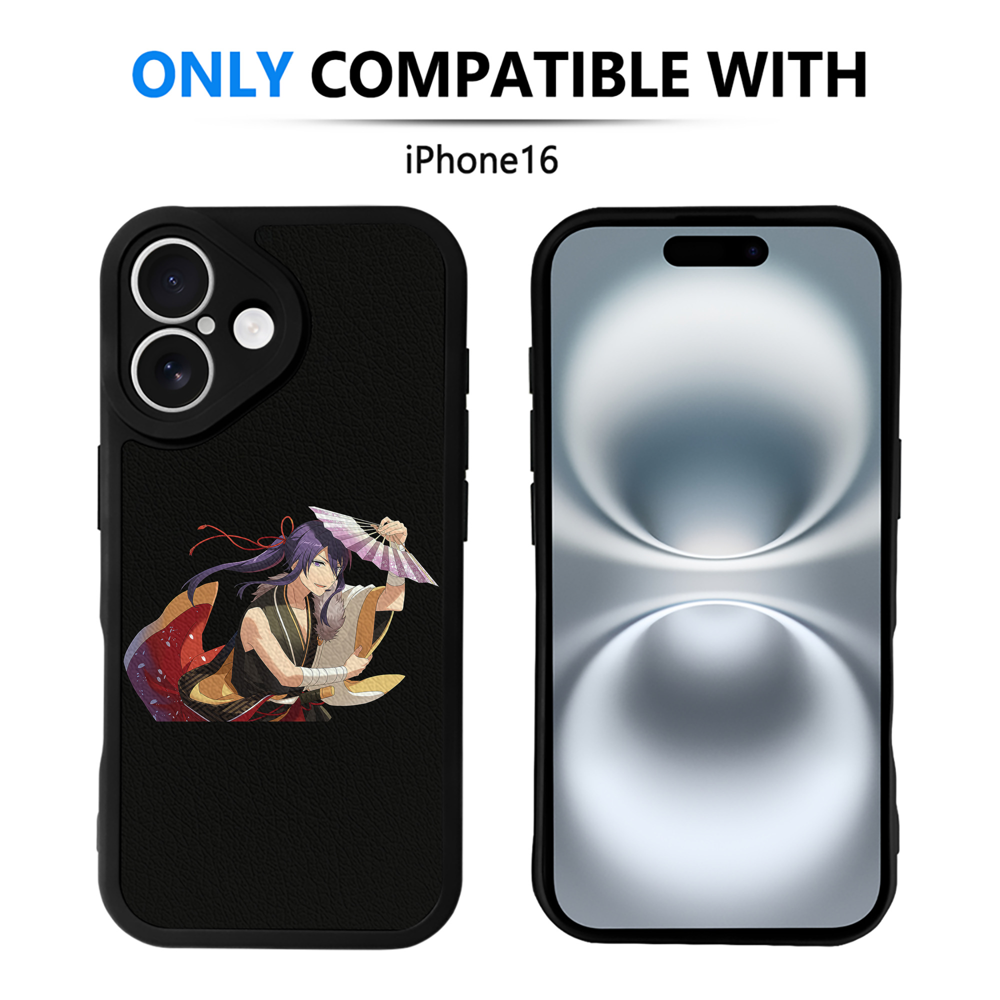 （画像用） あんさんぶるスターズ! Ensemble Stars 【iPhone 16シリーズ対応】シリコンスマホケース（レザー調） 材質：シリコン